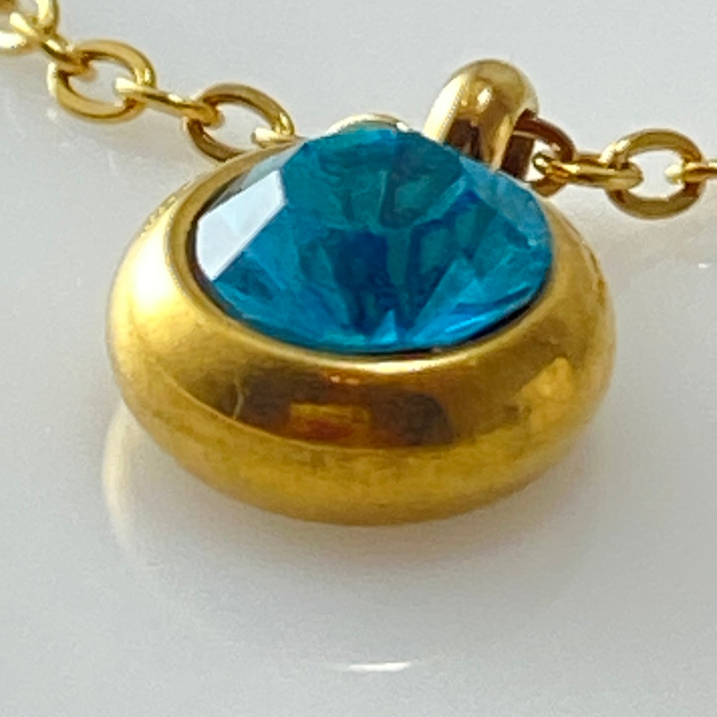 Cubic Zirconia Drop Cable Chain Bracelet