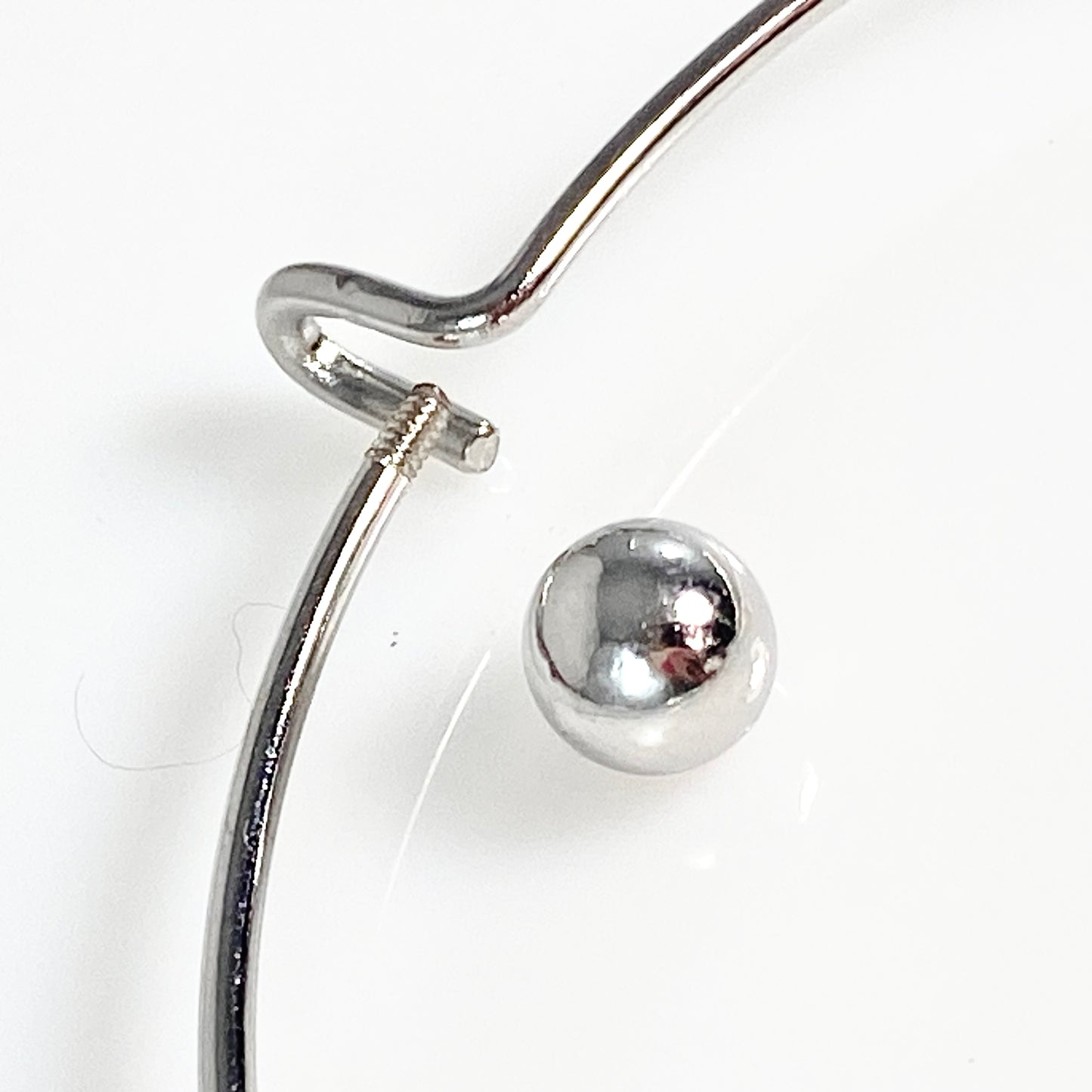 Silver Birthstone & Cowgirl Hat & Boot Charm Bangle Bracelet - MADE IN CANAD