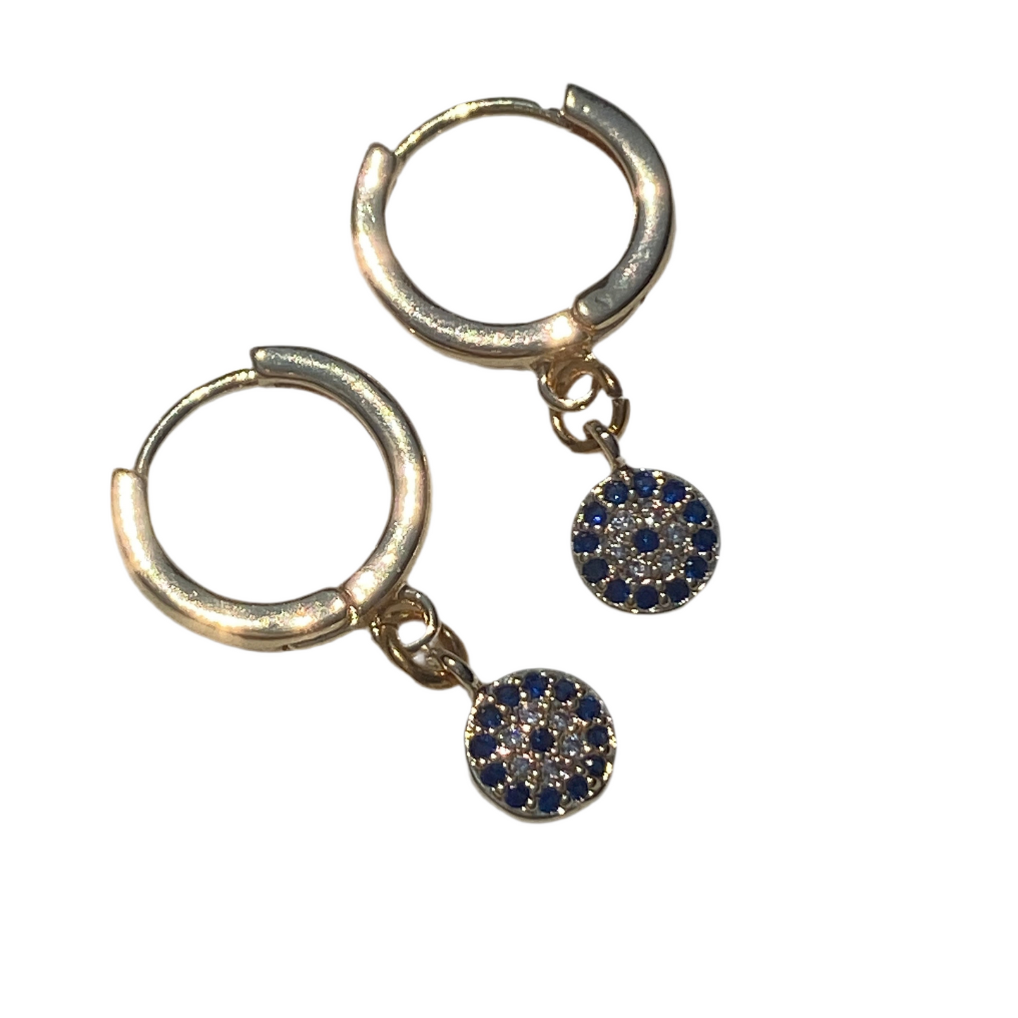 CZ Huggie Hoop Earrings