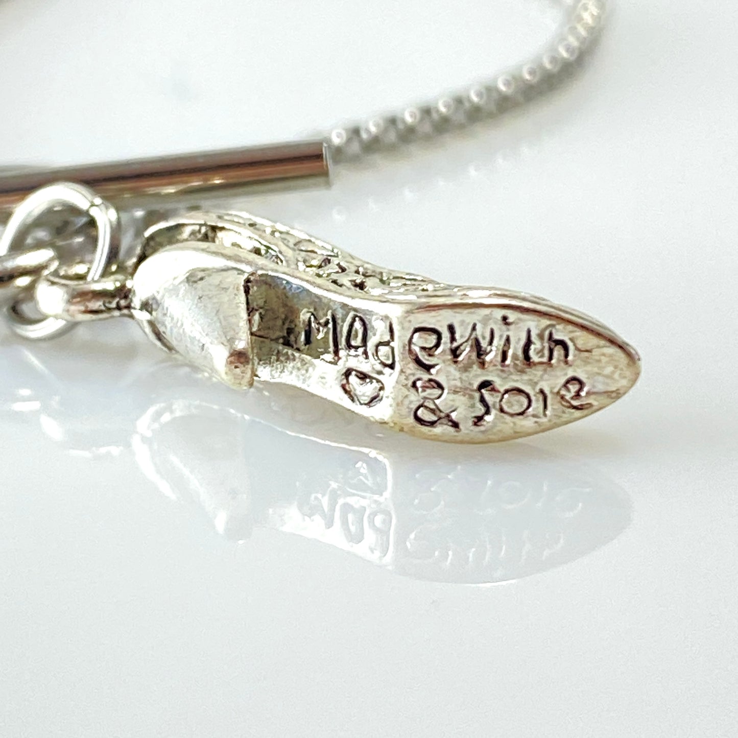Shoe Venetian Box Chain Necklace