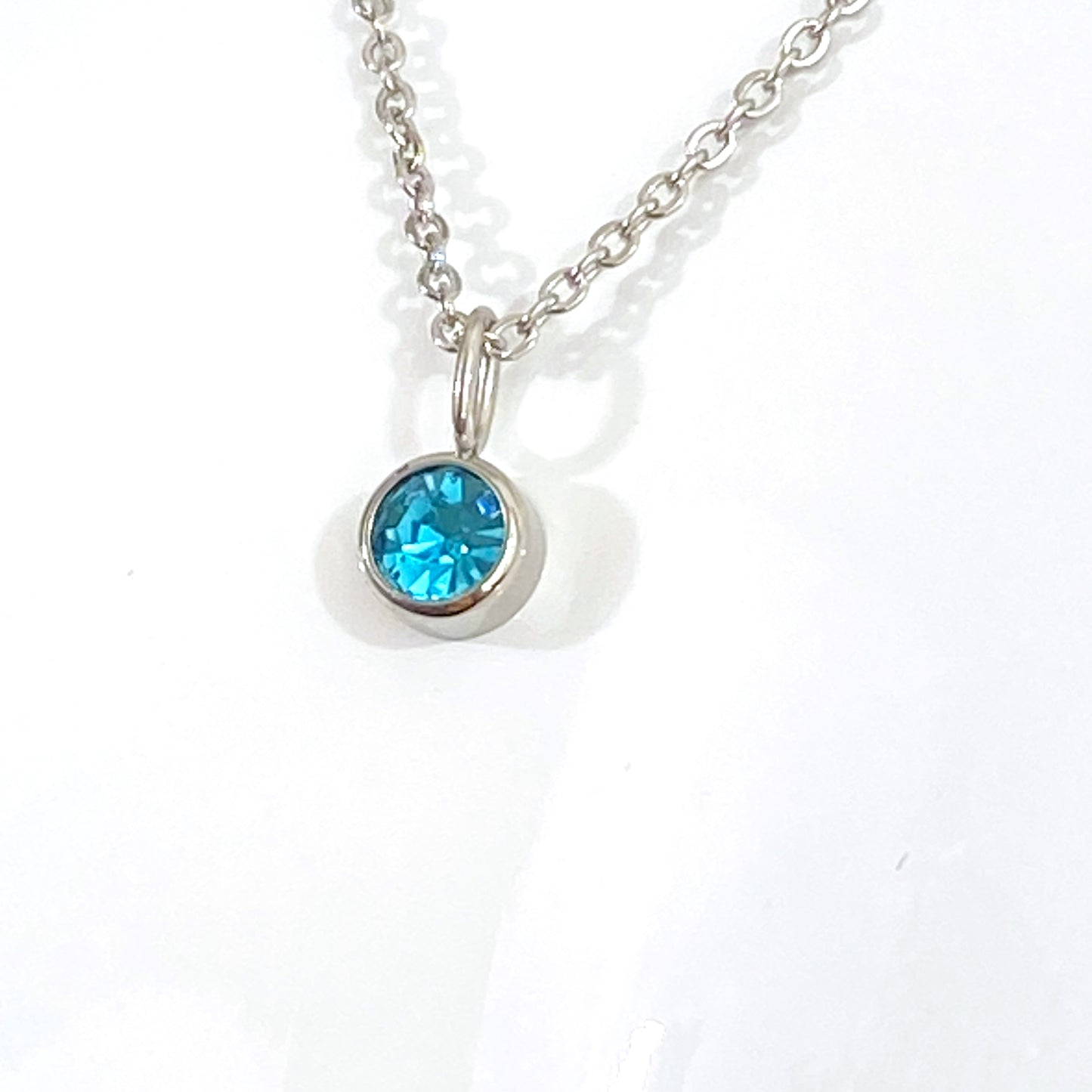 9 mm Birthstone Cable Chain Necklace
