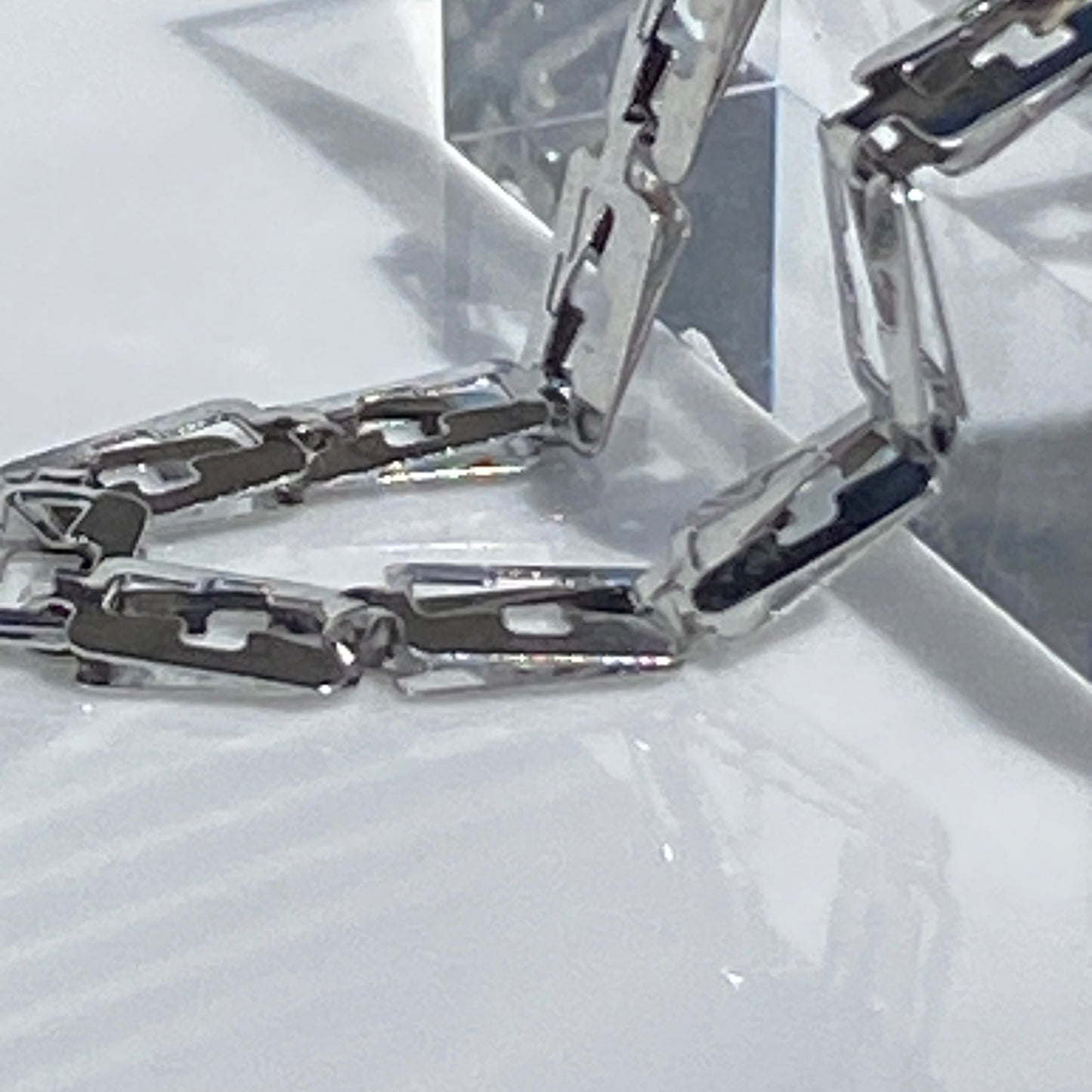 Cross Chain Link Bracelet