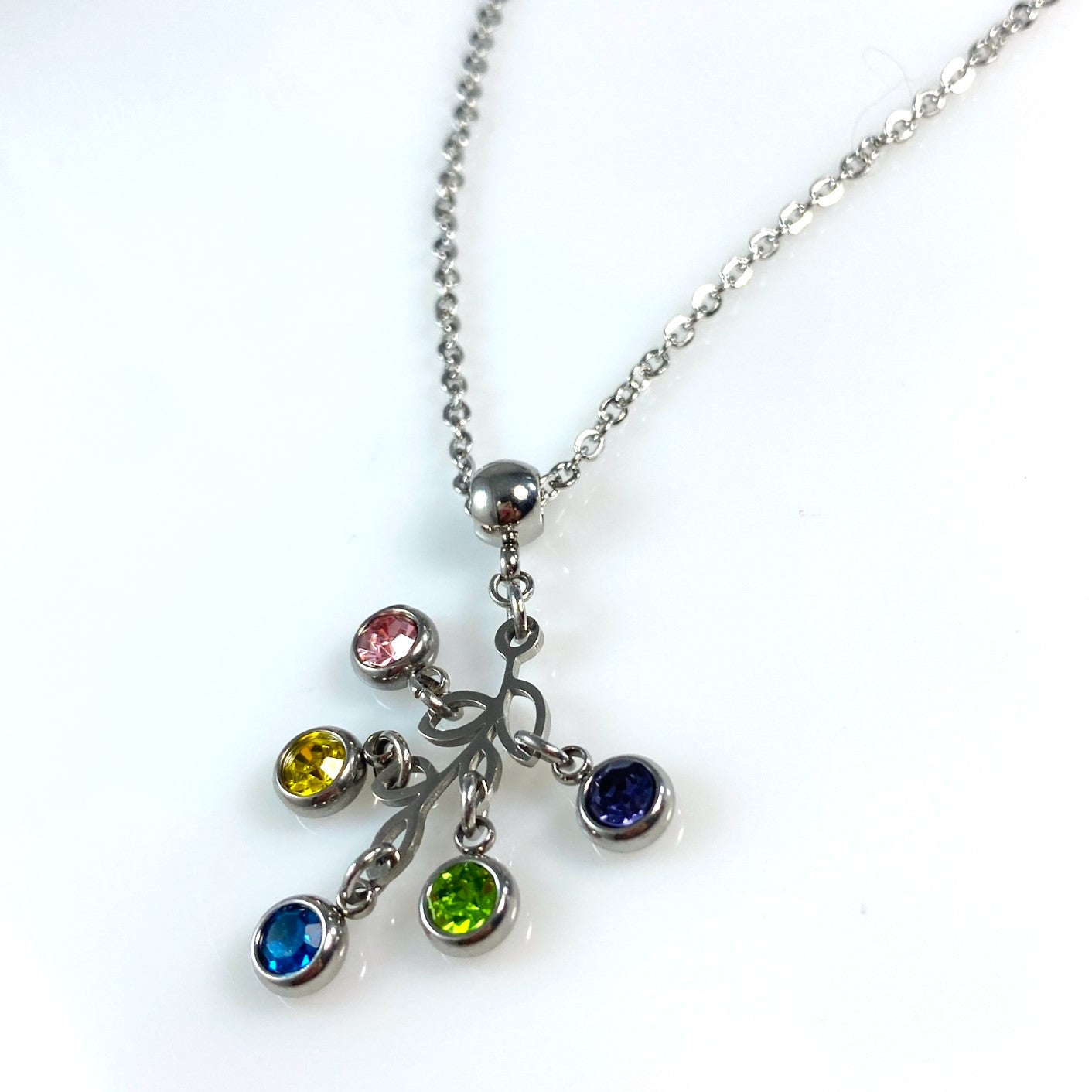 Family Tree Birthstone Charm