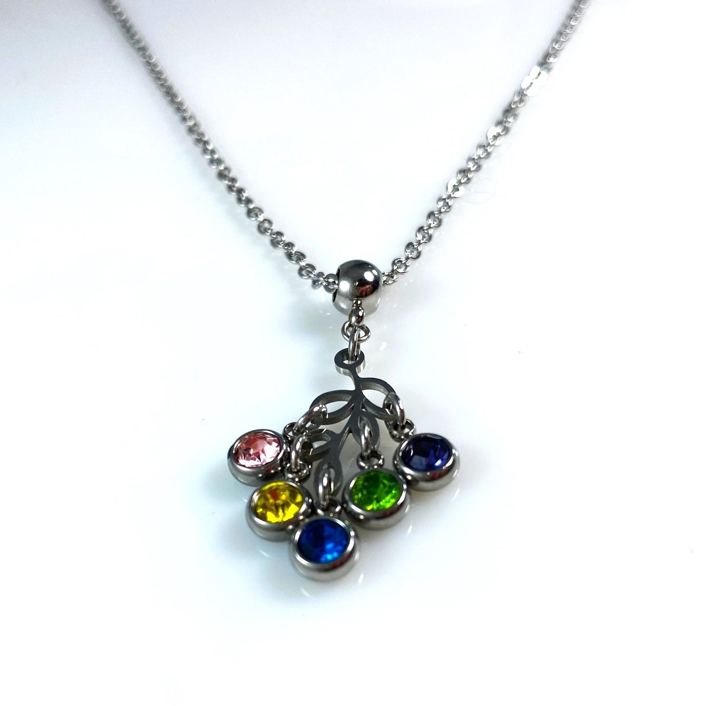 Family Tree Birthstone Charm