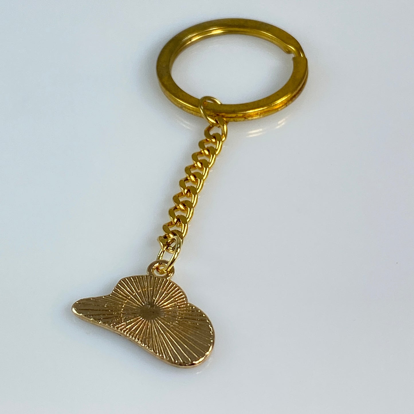Cowgirl Hat & Birthstone Keychain