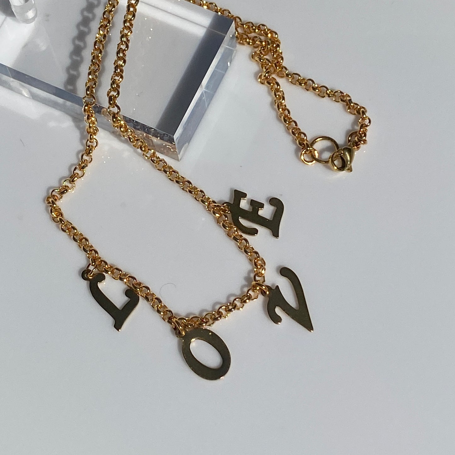 Loveletter Rolo Chain Necklace
