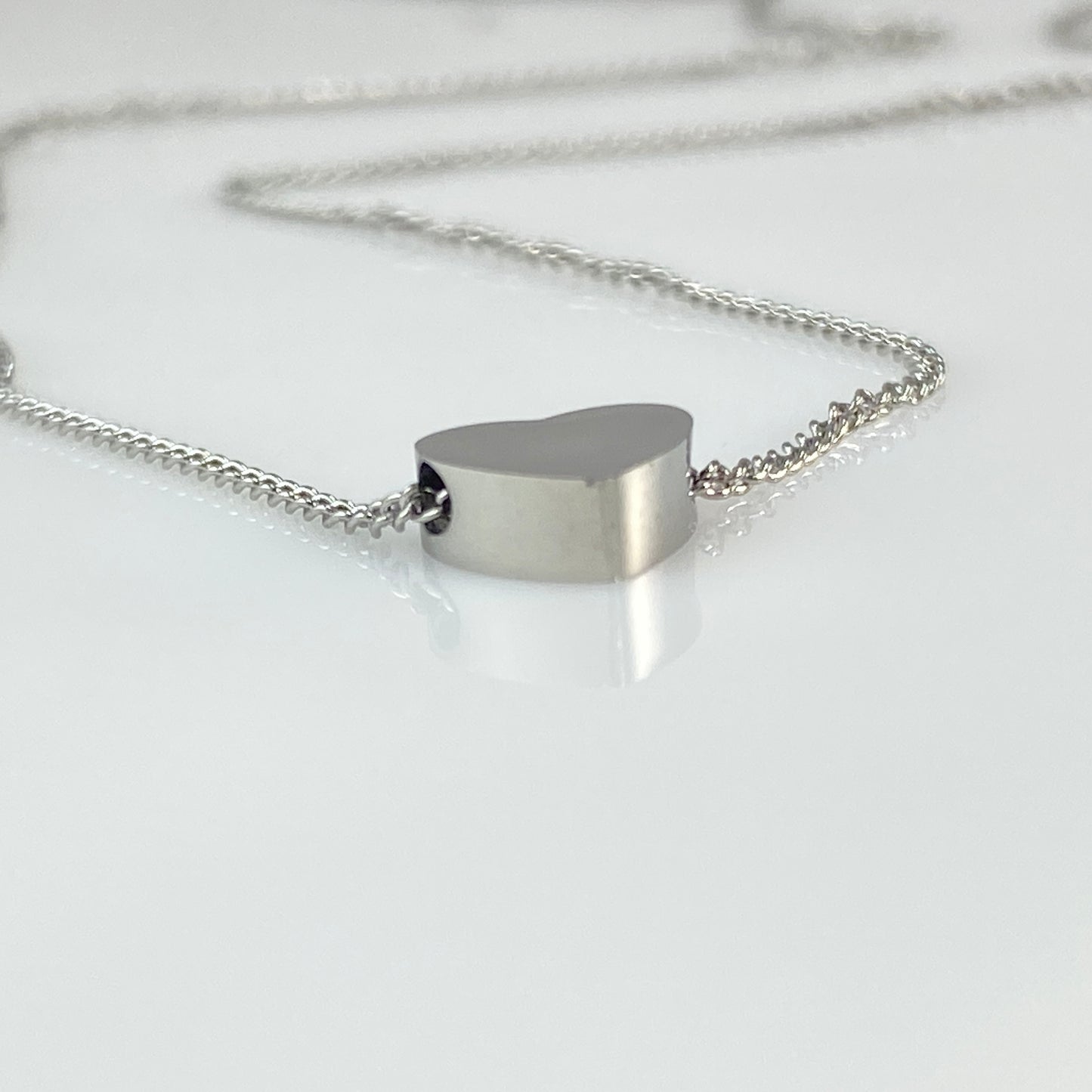 Heart Cable Chain Necklace - MADE IN CANADA