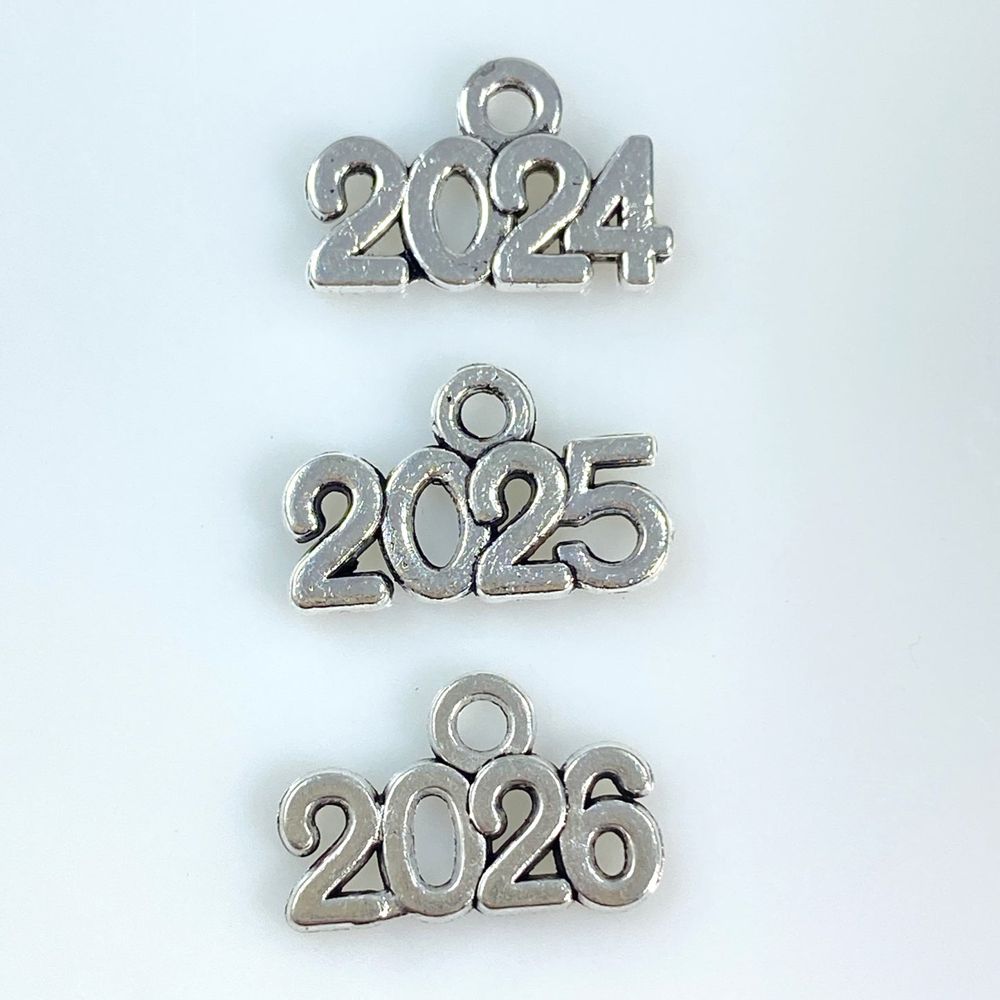 Graduation Keychain with Year, Initial and Birthstone