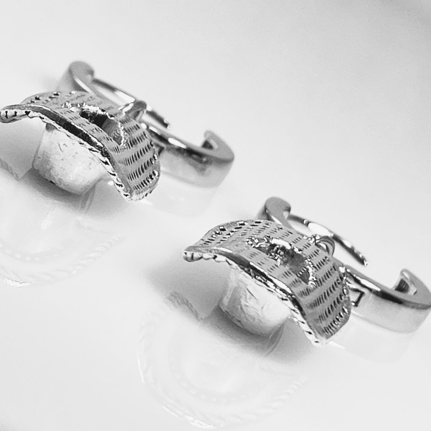 Cowboy Cowgirl Hat Huggie Earrings - MADE IN CANADA