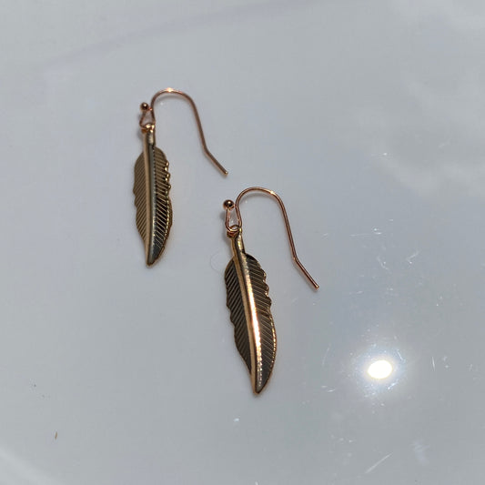 Feather Hook Earrings