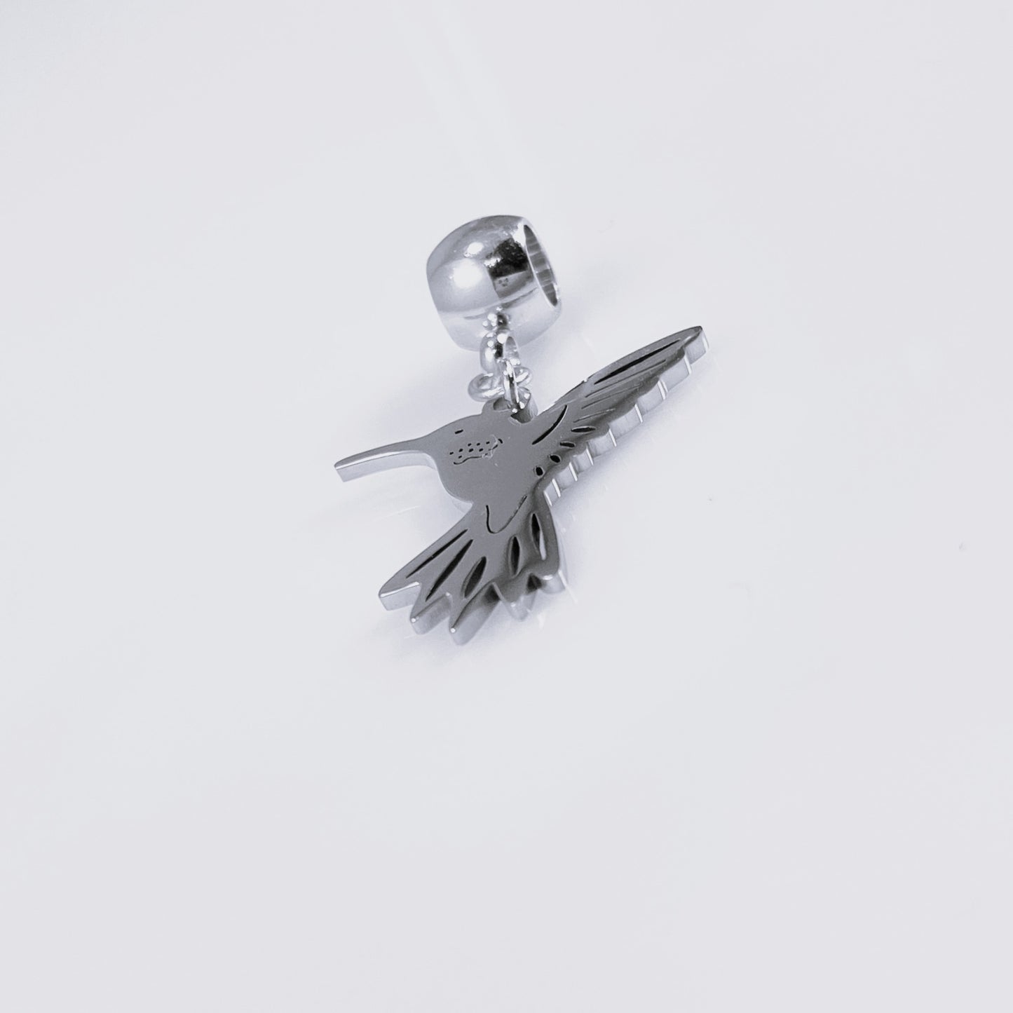 Hummingbird & Birthstone Charm