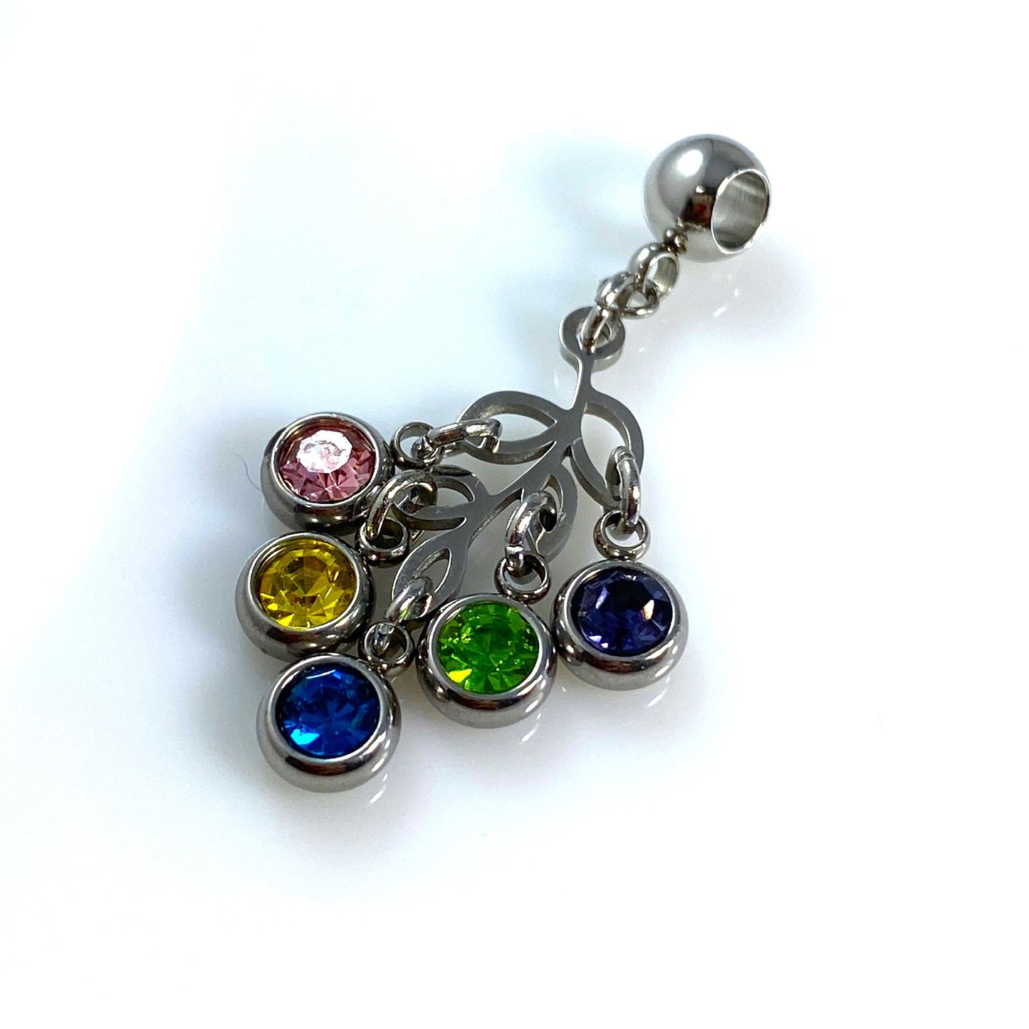 Family Tree Birthstone Charm