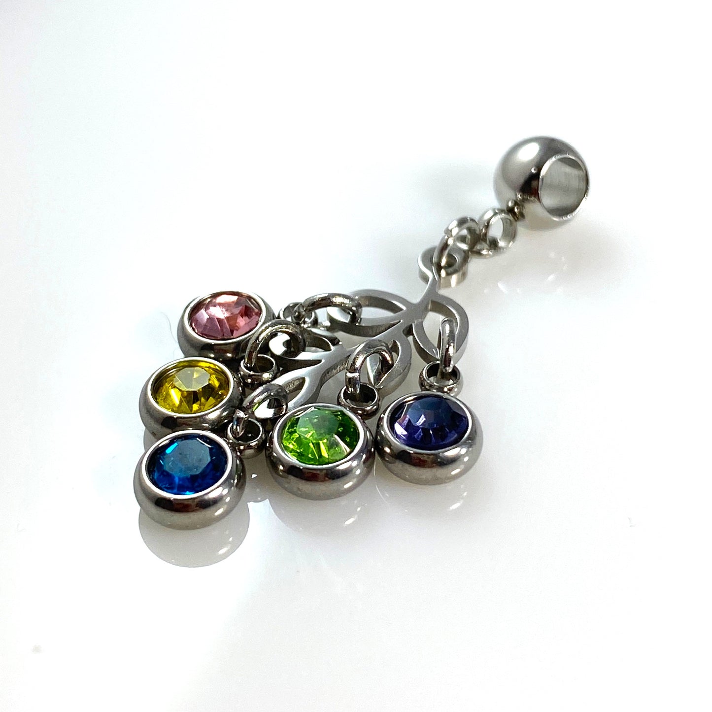 Family Tree Birthstone Charm