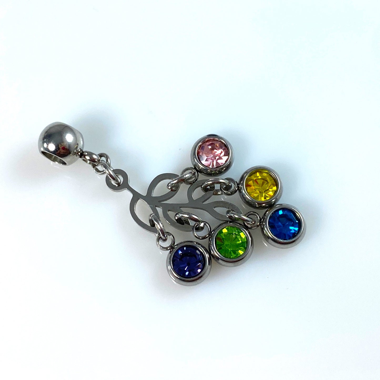 Family Tree Birthstone Charm