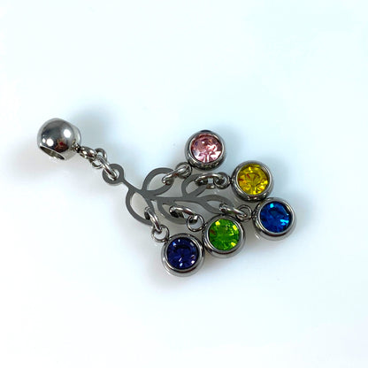 Family Tree Birthstone Charm