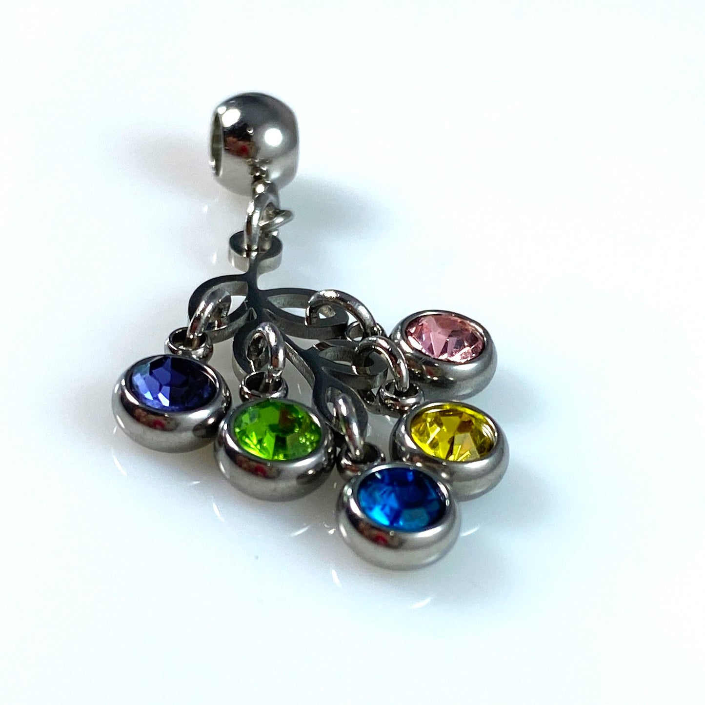 Family Tree Birthstone Charm