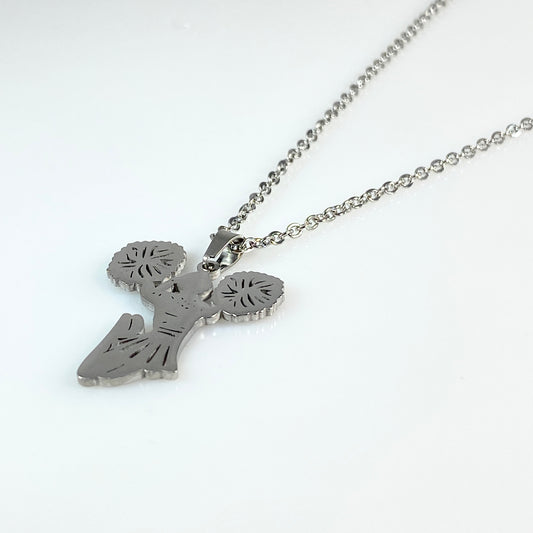 Cheerleader Birthstone Cable Chain Necklace