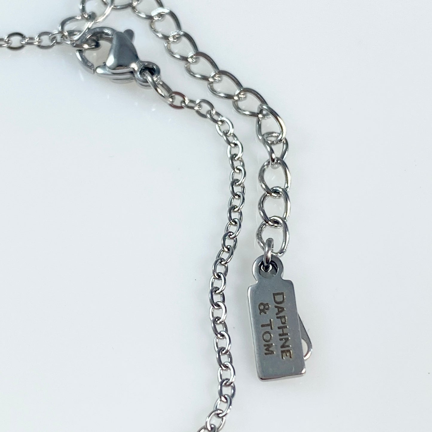 French Bulldog & Birthstone Cable Chain Bracelet