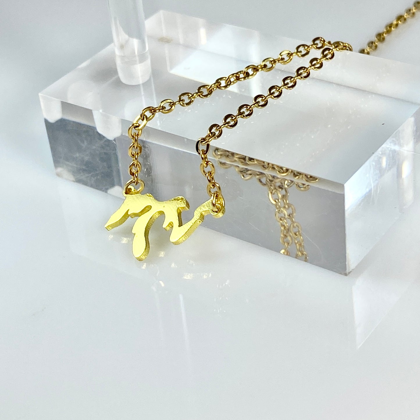 Gold Great Lakes Cable Chain Necklace