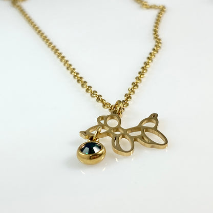 Balloon Dog Cable Chain Necklace