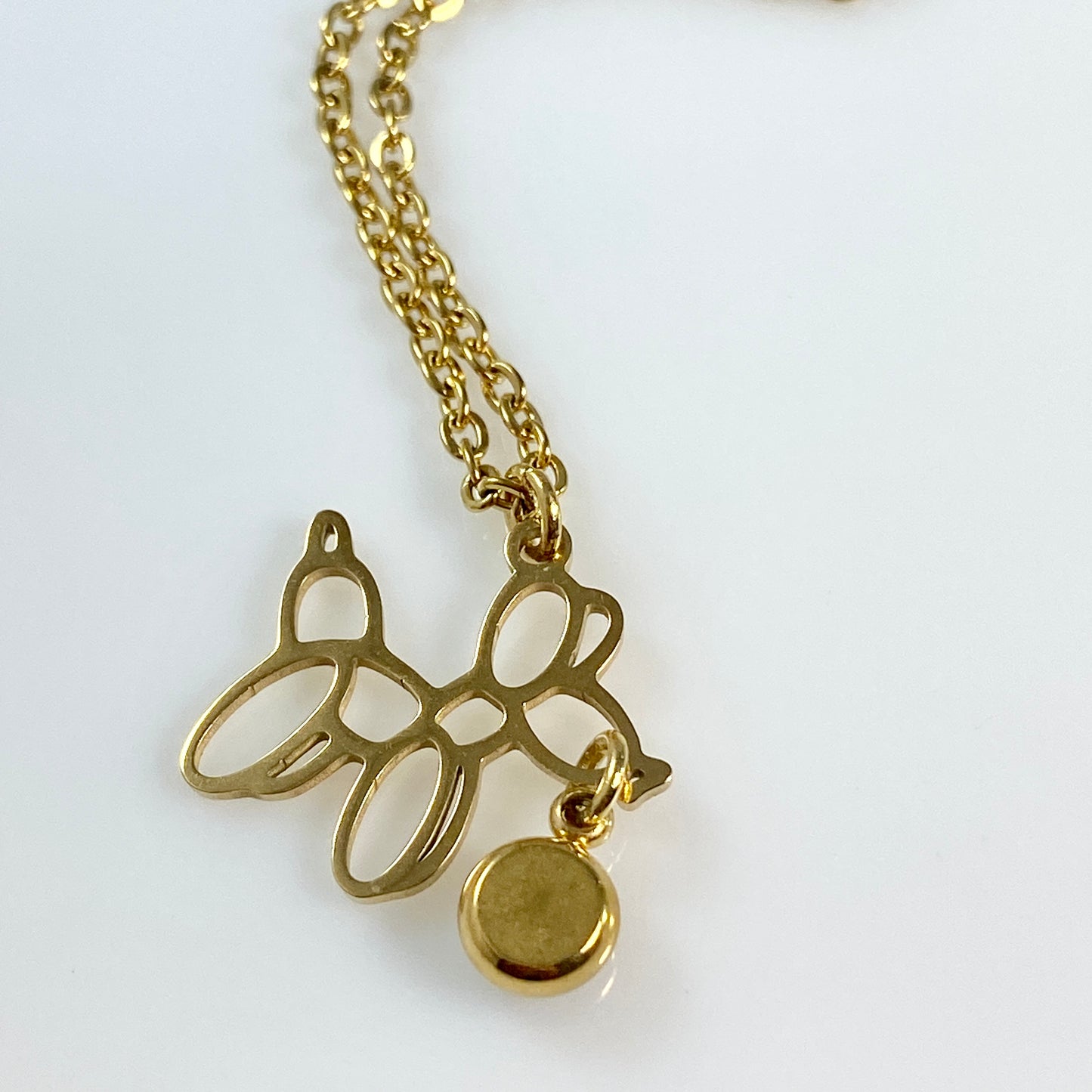 Balloon Dog Cable Chain Necklace