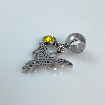 Angel & Birthstone Charm