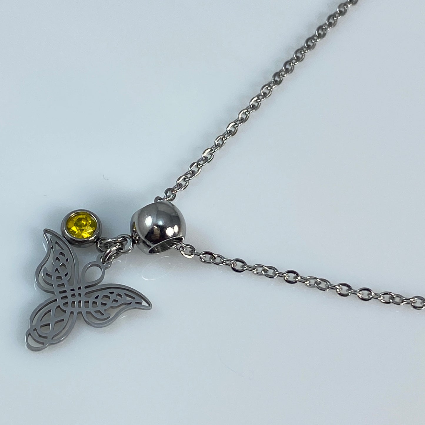 Angel & Birthstone Charm