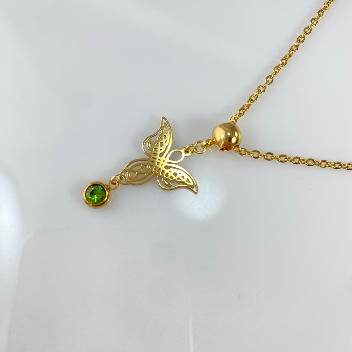 Angel & Birthstone Charm