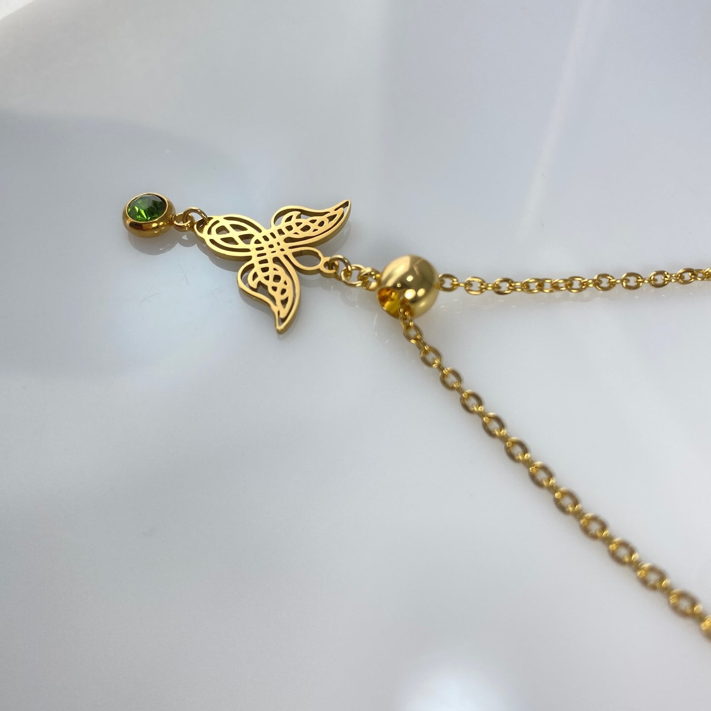 Angel & Birthstone Charm
