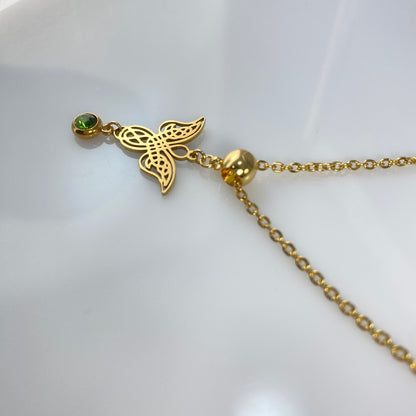 Angel & Birthstone Charm