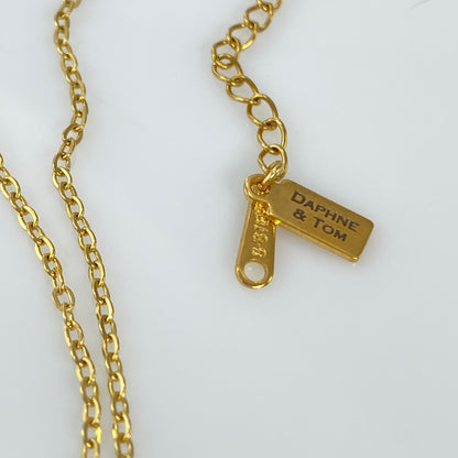 Dachshund Dog Heartbeat Pendant & Birthstone Cable Chain Necklace