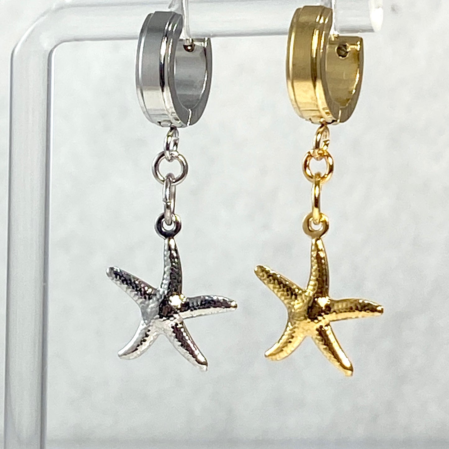 Seastar Starfish Huggie Earrings - MADE IN CANADA