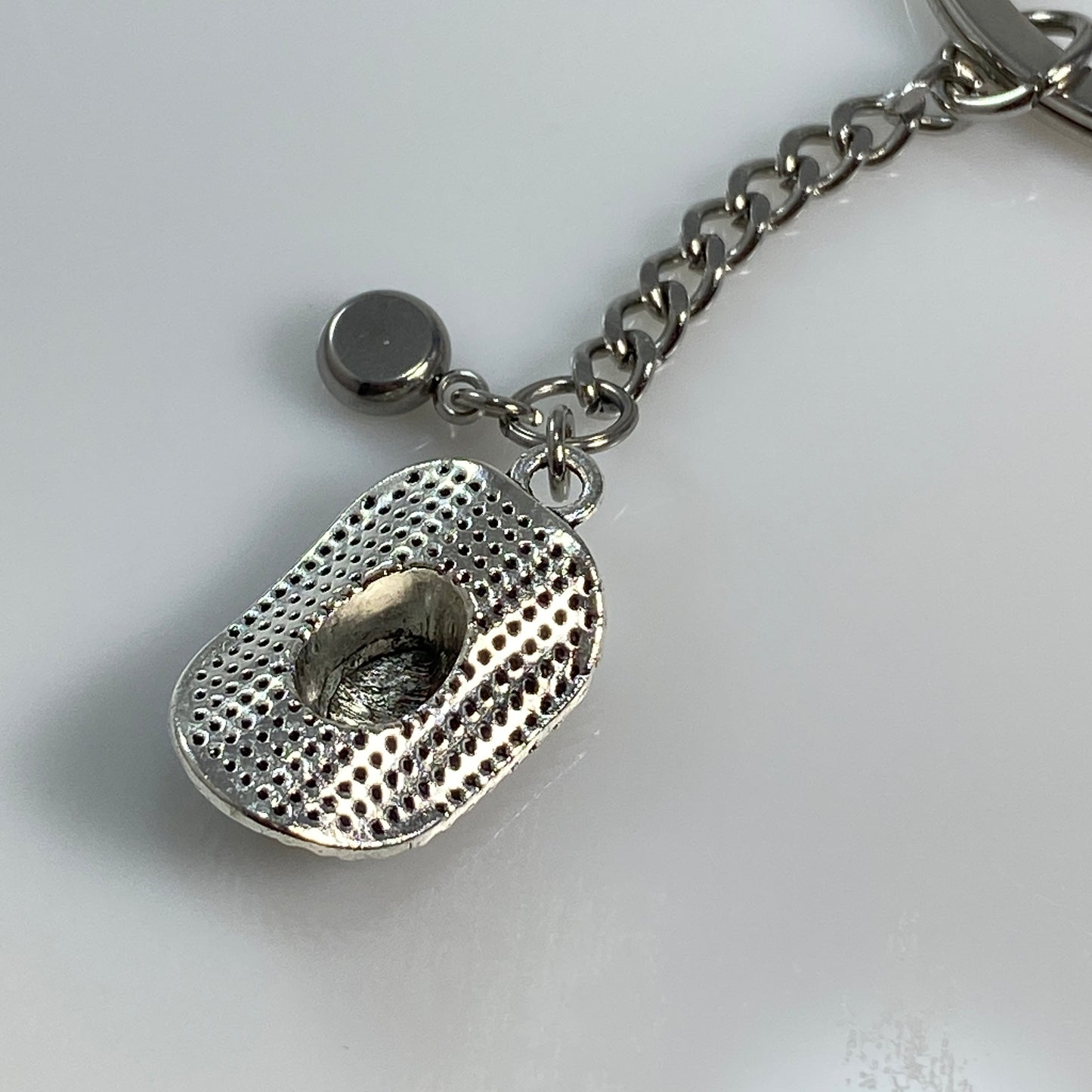 Cowgirl Hat & Birthstone Keychain