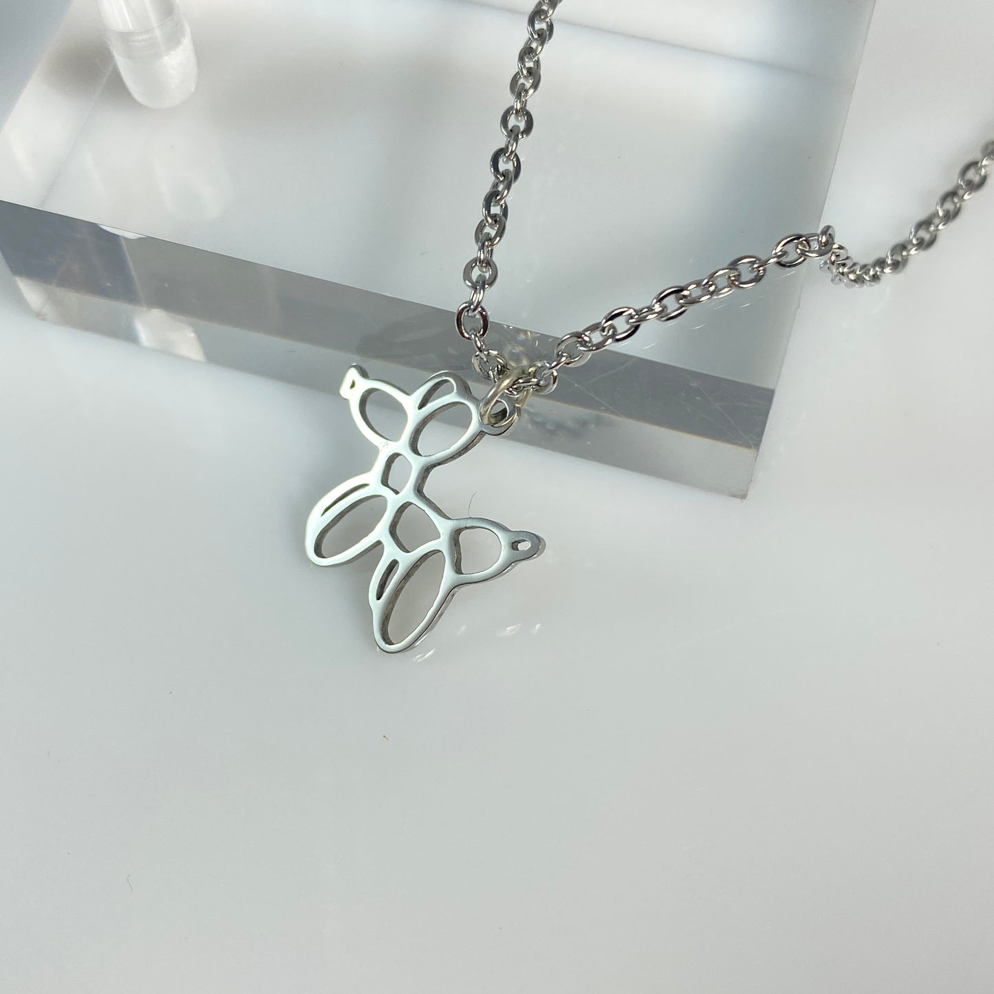 Balloon Dog Cable Chain Necklace