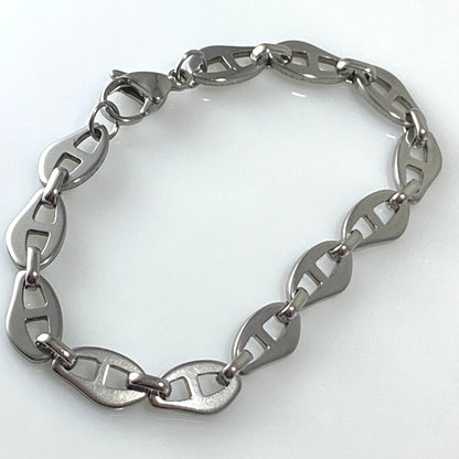 Mariner Coffee Bean Chain Bracelet