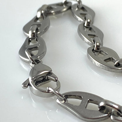 Mariner Coffee Bean Chain Bracelet